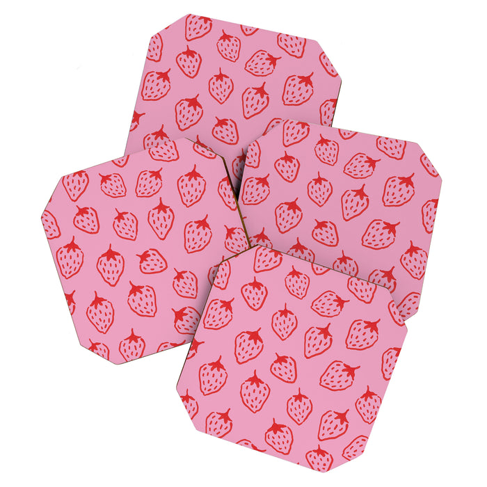 Sweet Strawberry Coaster Gallery Image 1
