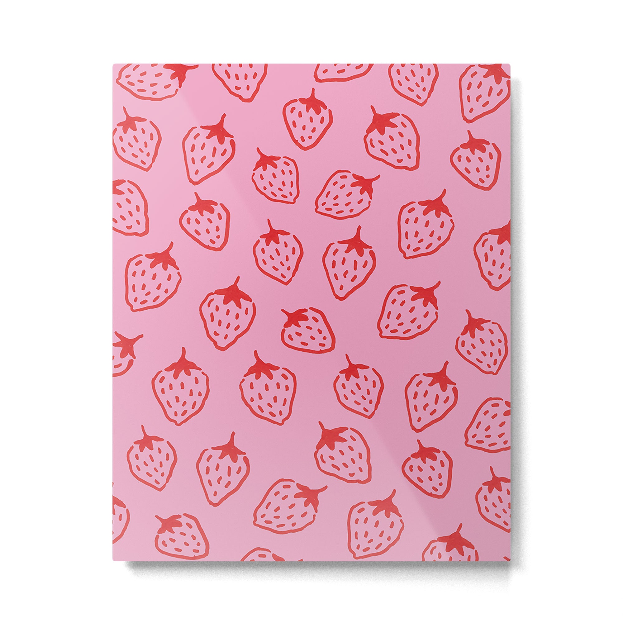 Sweet Strawberry Metal Print Gallery Image 6