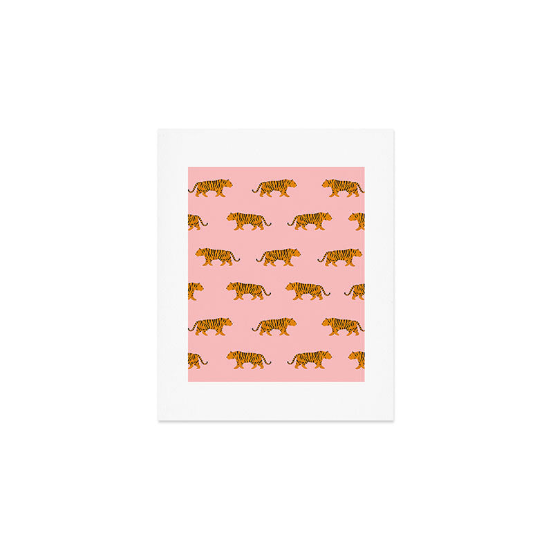 Walking Tiger Art Print Gallery Image 1