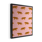 Walking Tiger Framed Canvas Print Gallery Image 2
