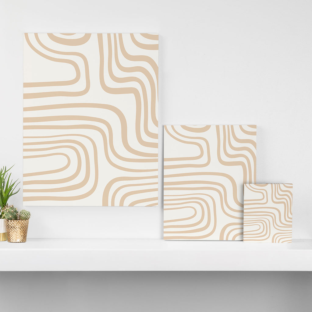 Coeur Neutral Canvas Print Gallery Image 3