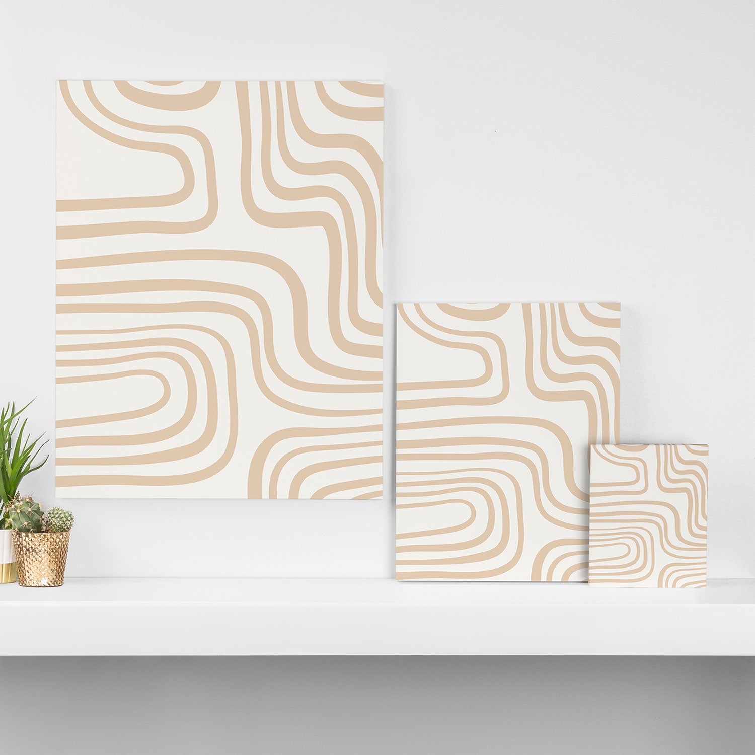 Coeur Neutral Canvas Print Gallery Image 3