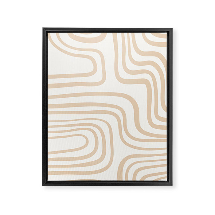 Coeur Neutral Framed Canvas Print Gallery Image 1