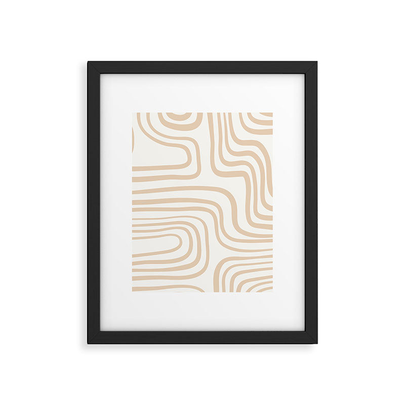 Coeur Neutral Framed Art Print