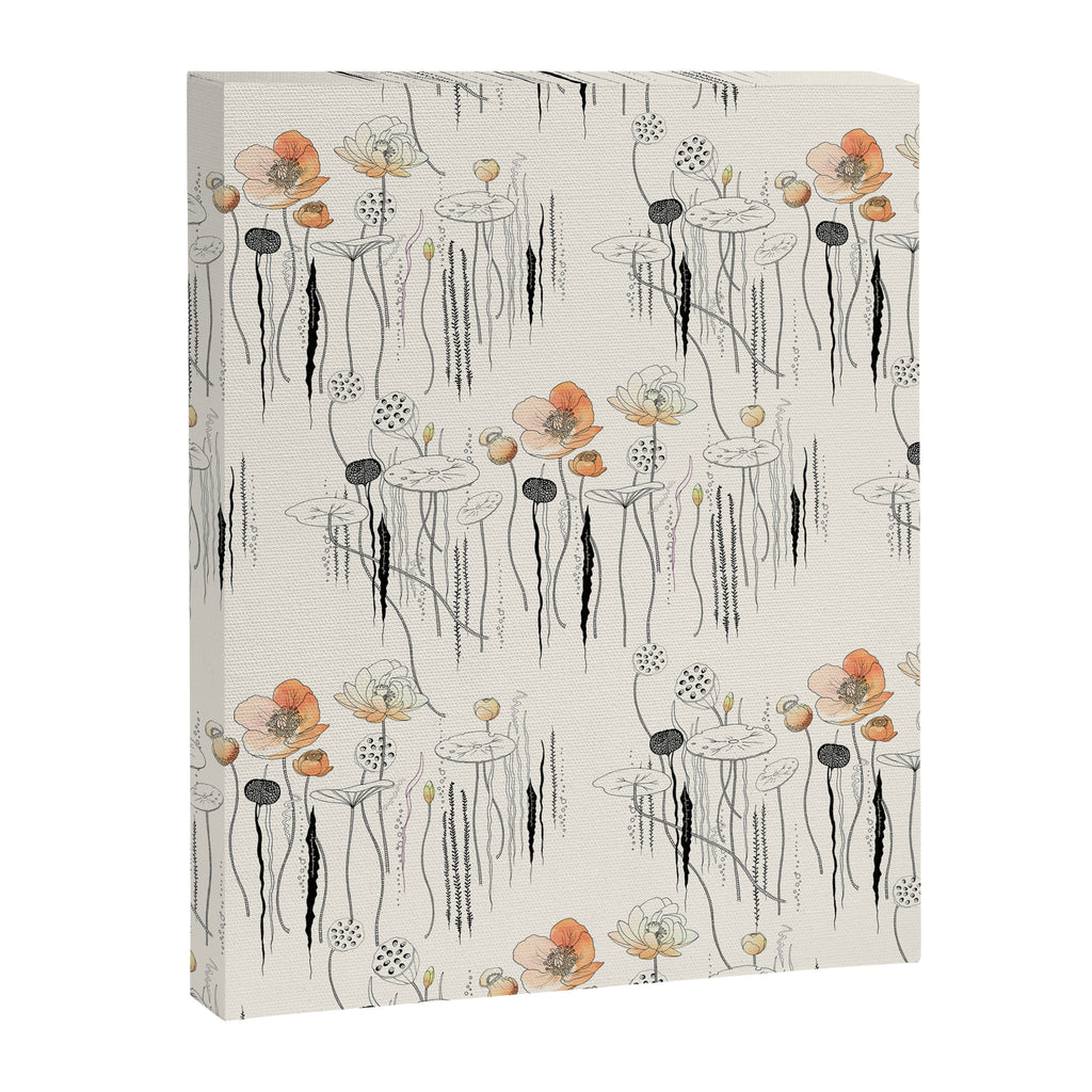 Coral Watercress Pond Canvas Print Gallery Image 8