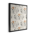 Coral Watercress Pond Framed Canvas Print Gallery Image 2