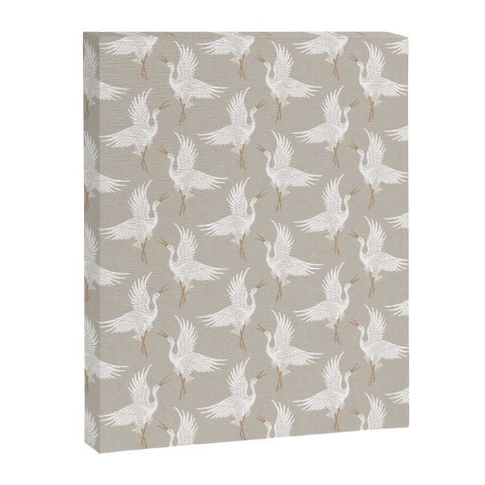 Cranes Neutral Canvas Print Gallery Image 1