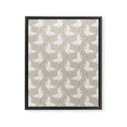 Cranes Neutral Framed Canvas Print Gallery Image 8