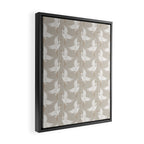 Cranes Neutral Framed Canvas Print Gallery Image 2