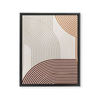 Mid Century Line Art I Framed Canvas Print Gallery Image 8