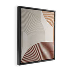 Mid Century Line Art I Framed Canvas Print Gallery Image 2