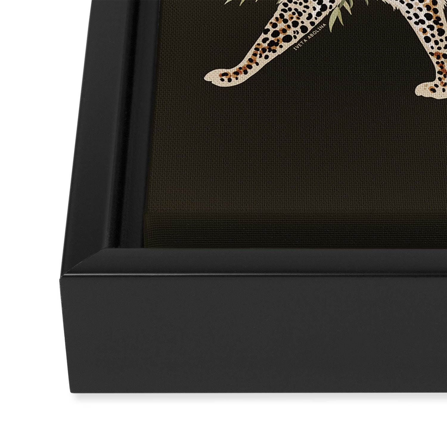 Risette Cheetah Framed Canvas Print Gallery Image 3