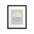 Seafoam Sunset Framed Art Print Gallery Image 6