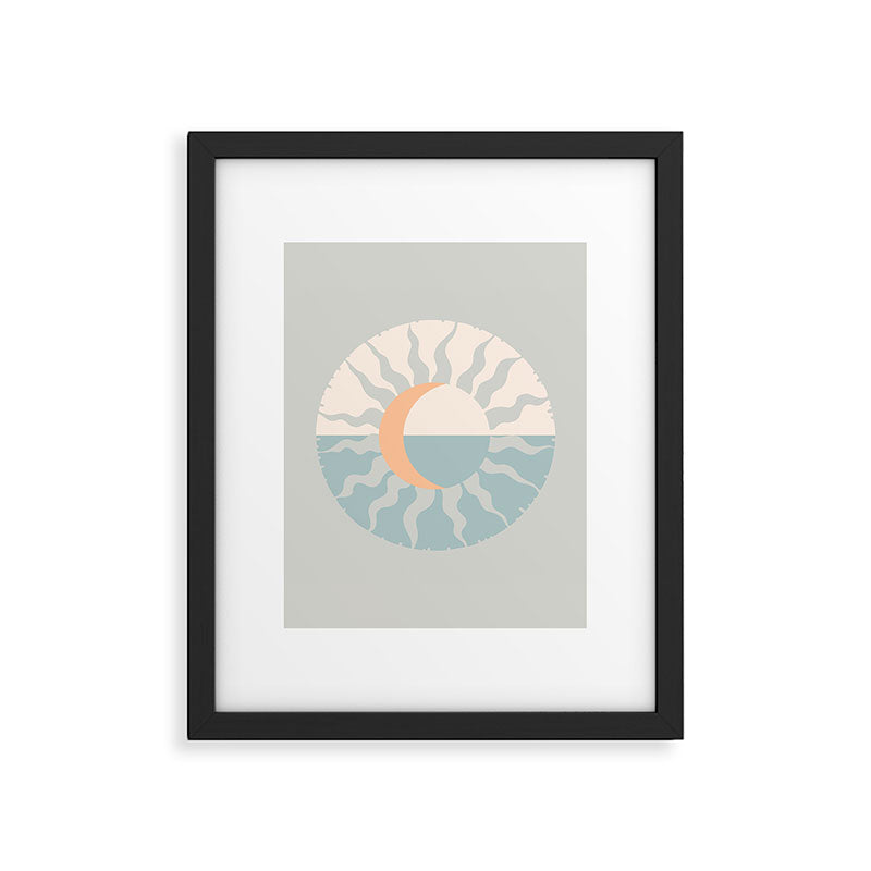 Seafoam Sunset Framed Art Print Gallery Image 6