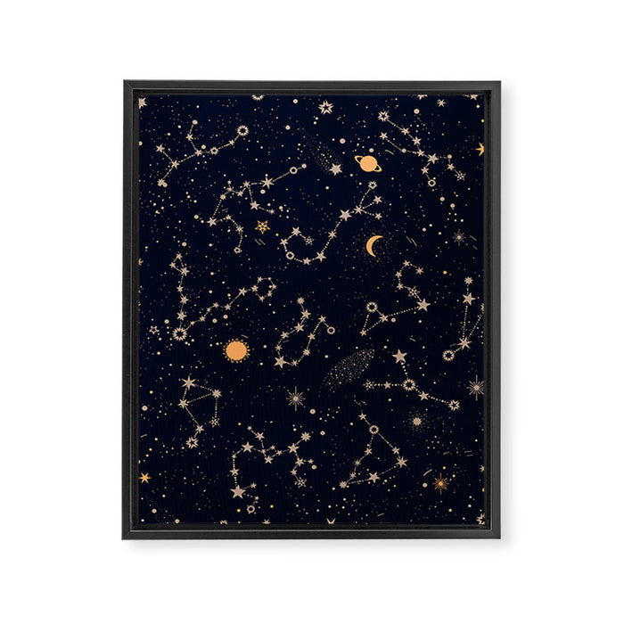 Starry Night IV Framed Canvas Print Gallery Image 1