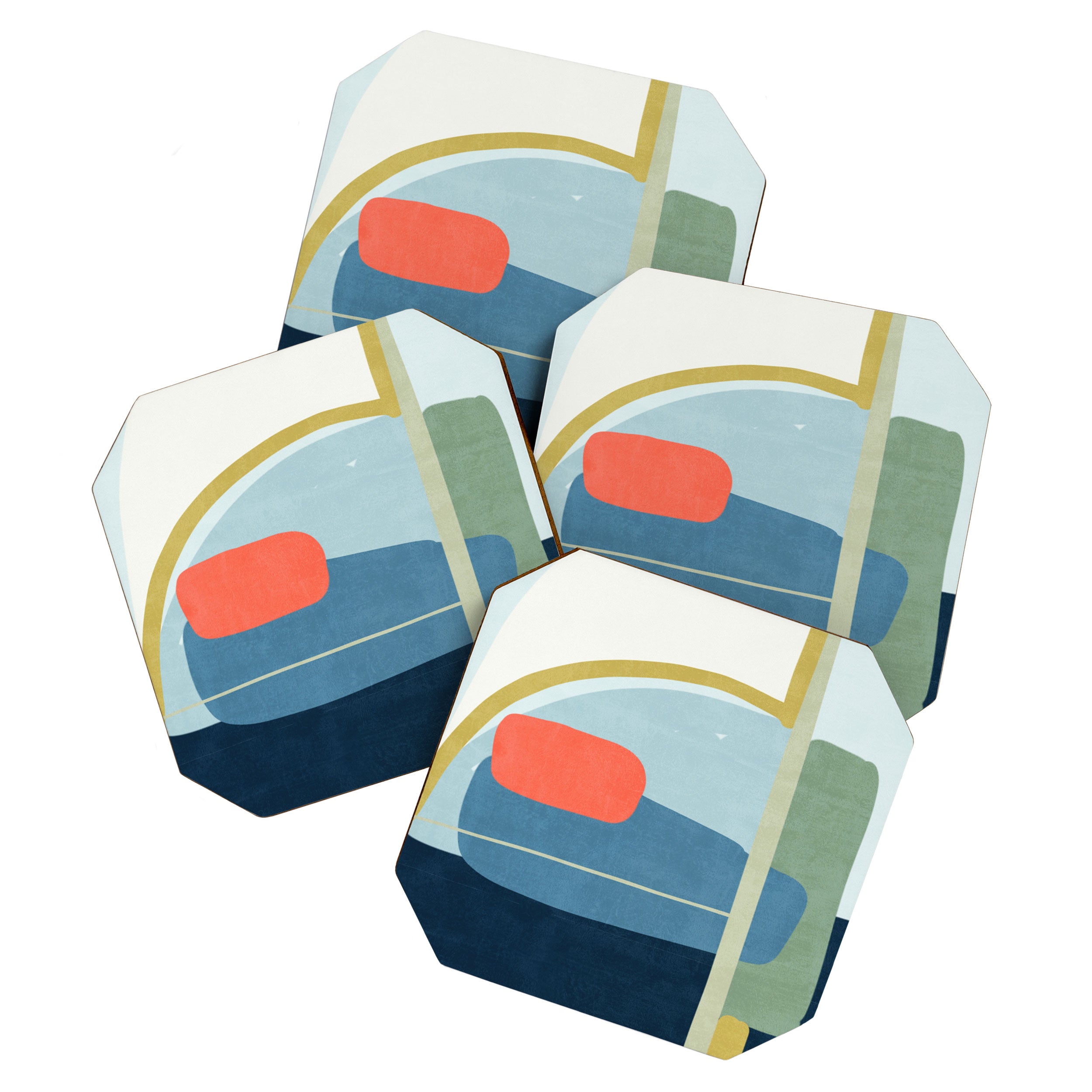 abstract movement Coaster Gallery Image 1