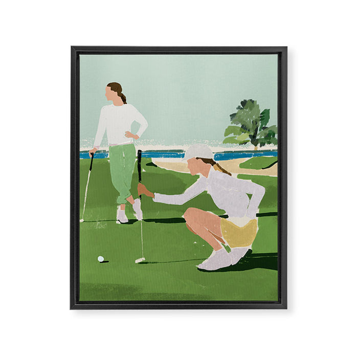 Golf Framed Canvas Print Gallery Image 1