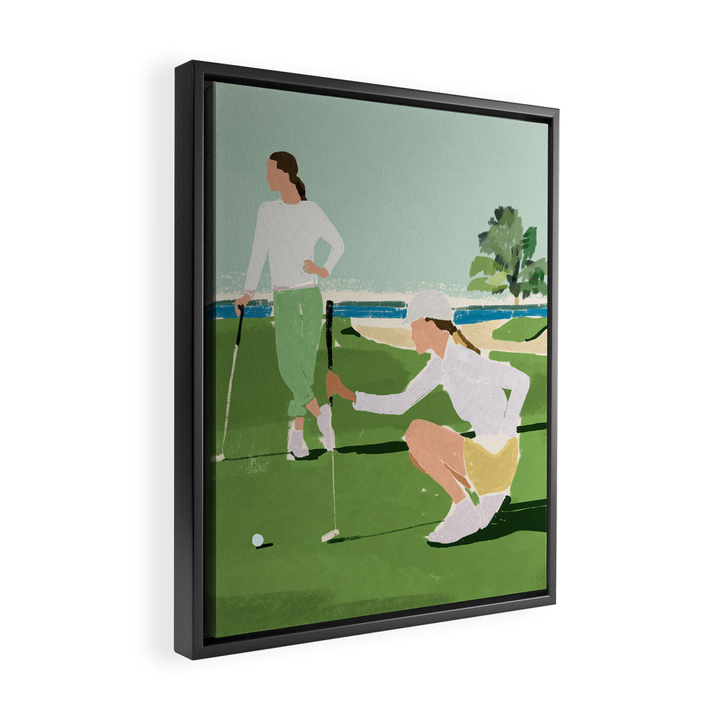 Golf Framed Canvas Print Gallery Image 2