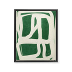 Green White Movement  Framed Canvas Print Gallery Image 6