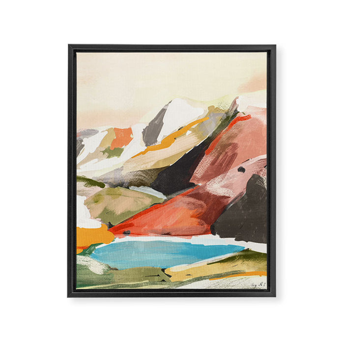 Mountain Framed Canvas Print Gallery Image 1