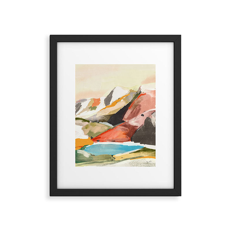 Mountain Framed Art Print Gallery Image 4