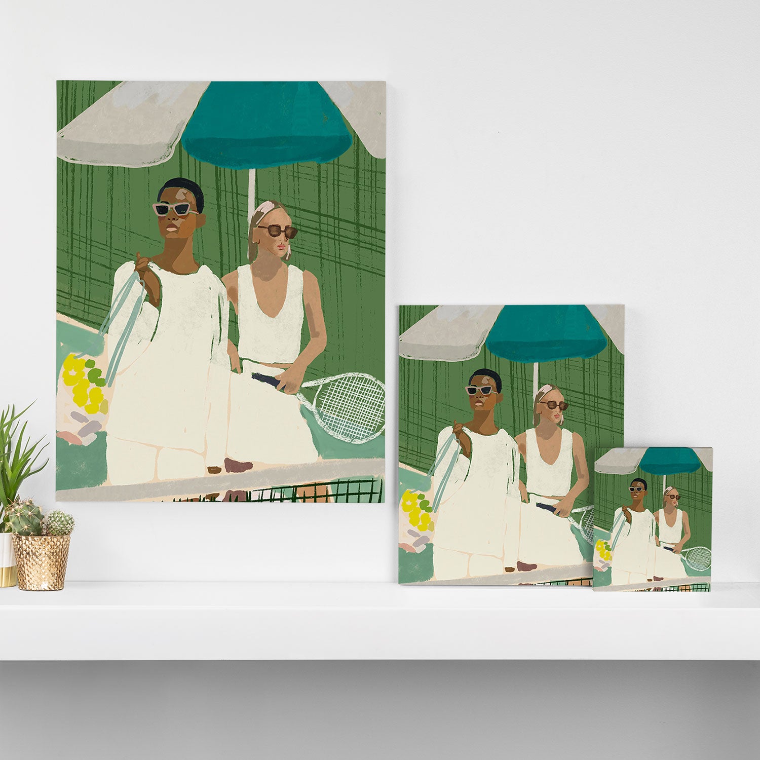 Tennis Canvas Print Gallery Image 3