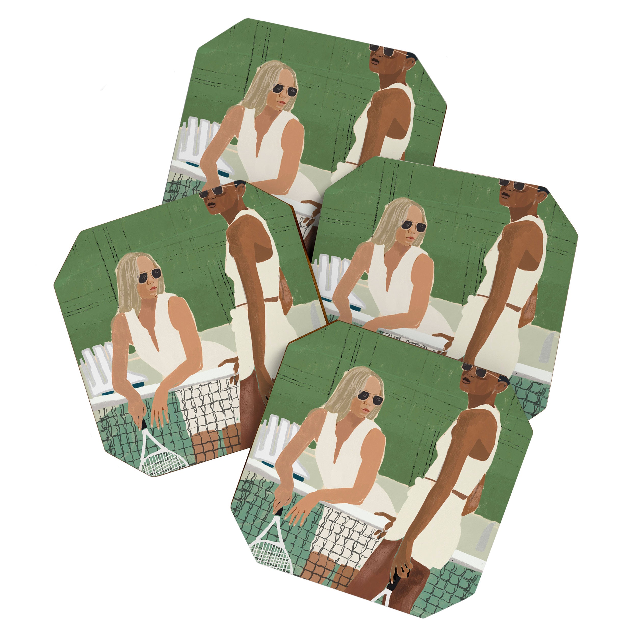 Tennis Coaster Gallery Image 1
