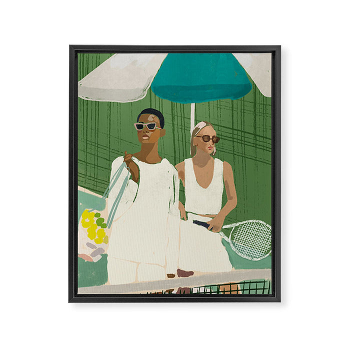 Tennis Framed Canvas Print Gallery Image 1