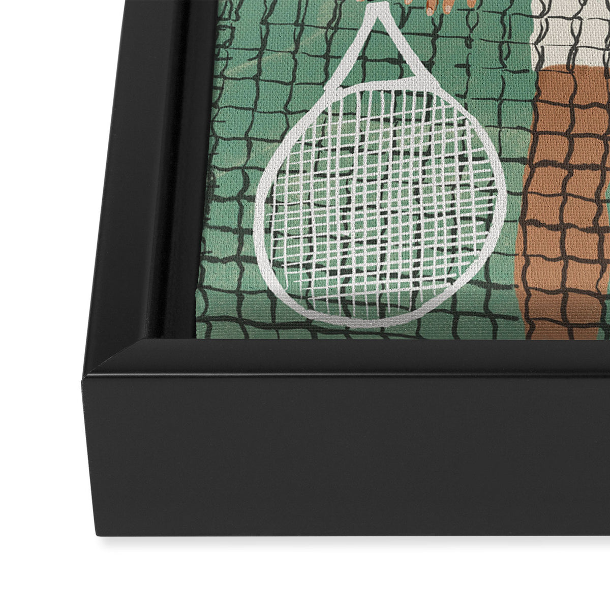 Tennis Framed Canvas Print Gallery Image 3