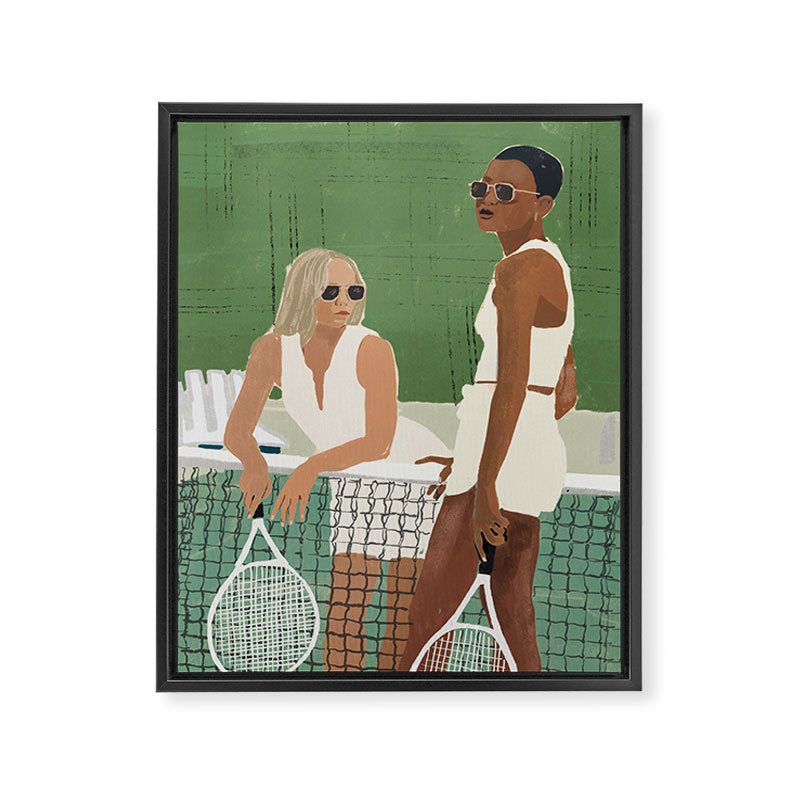 Tennis Framed Canvas Print Gallery Image 6