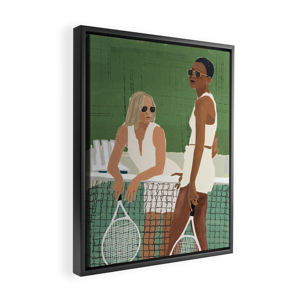 Tennis Framed Canvas Print Gallery Image 2