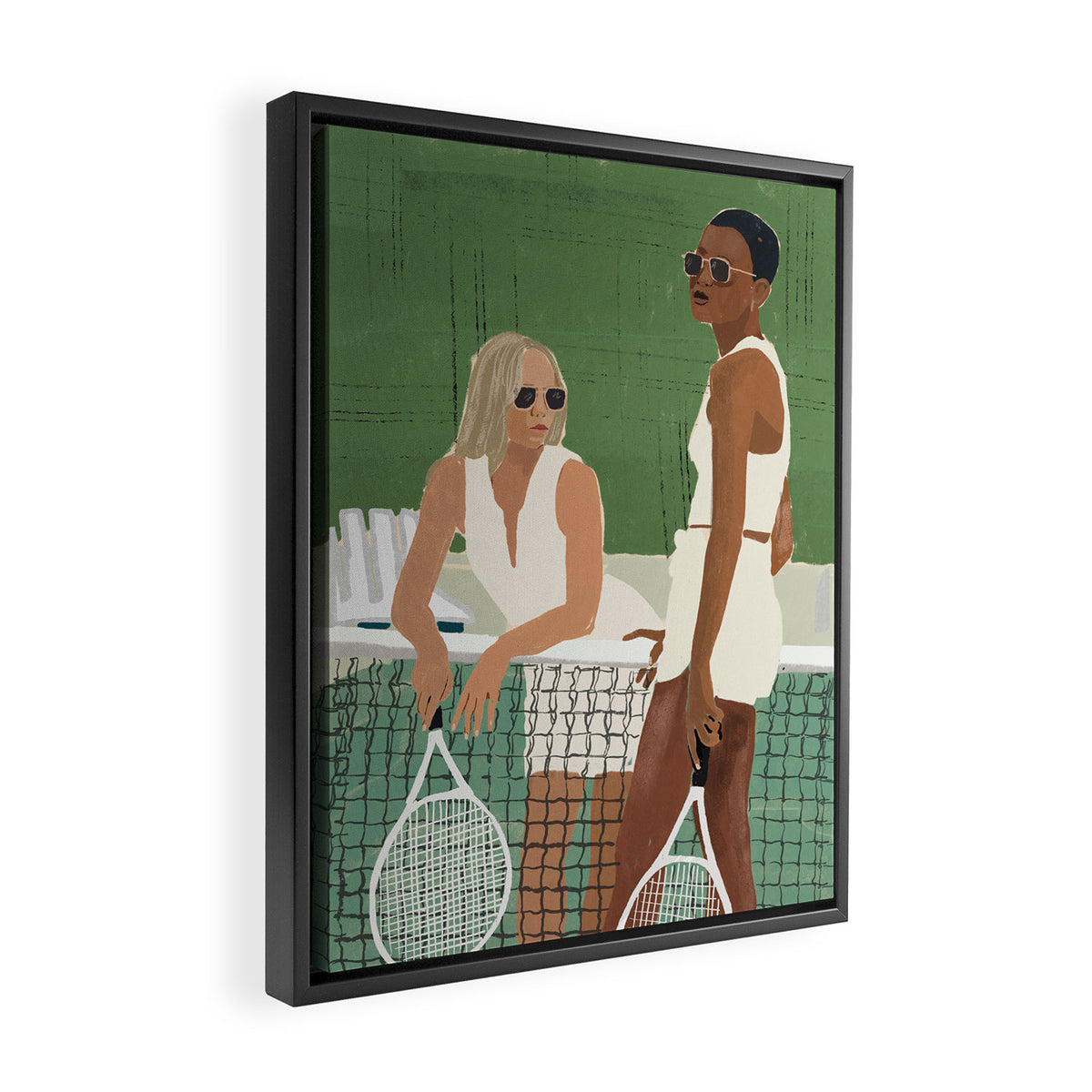 Tennis Framed Canvas Print Gallery Image 2