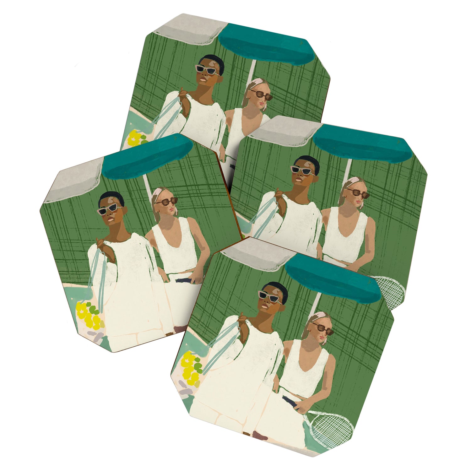 Tennis Coaster Gallery Image 1
