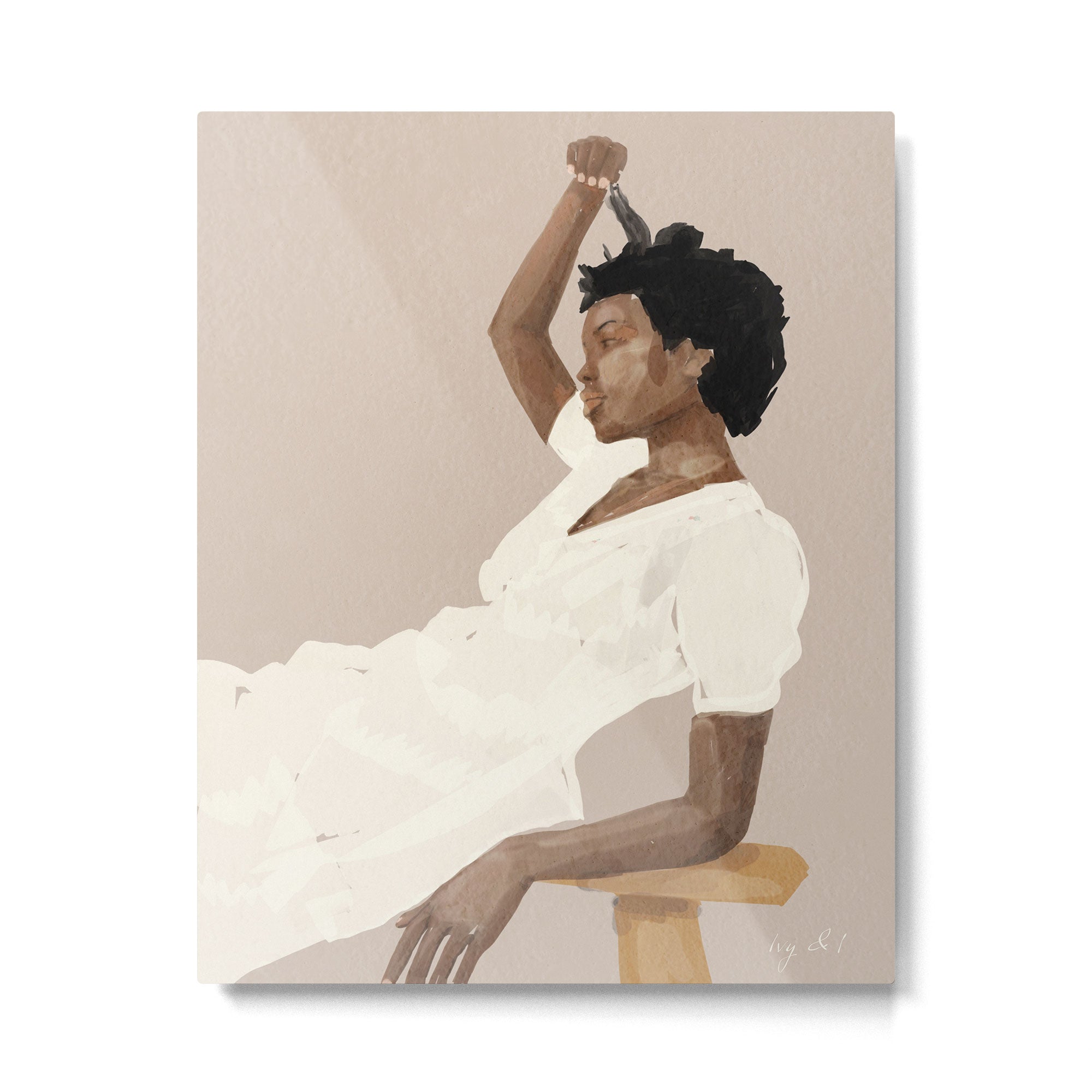 thinking about you Metal Print Gallery Image 4