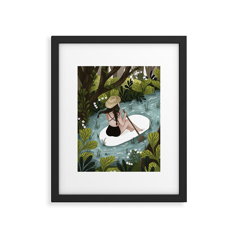 Down the River Framed Art Print Gallery Image 5