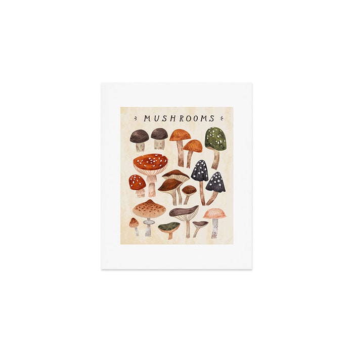 Mushrooms Art Print Gallery Image 1