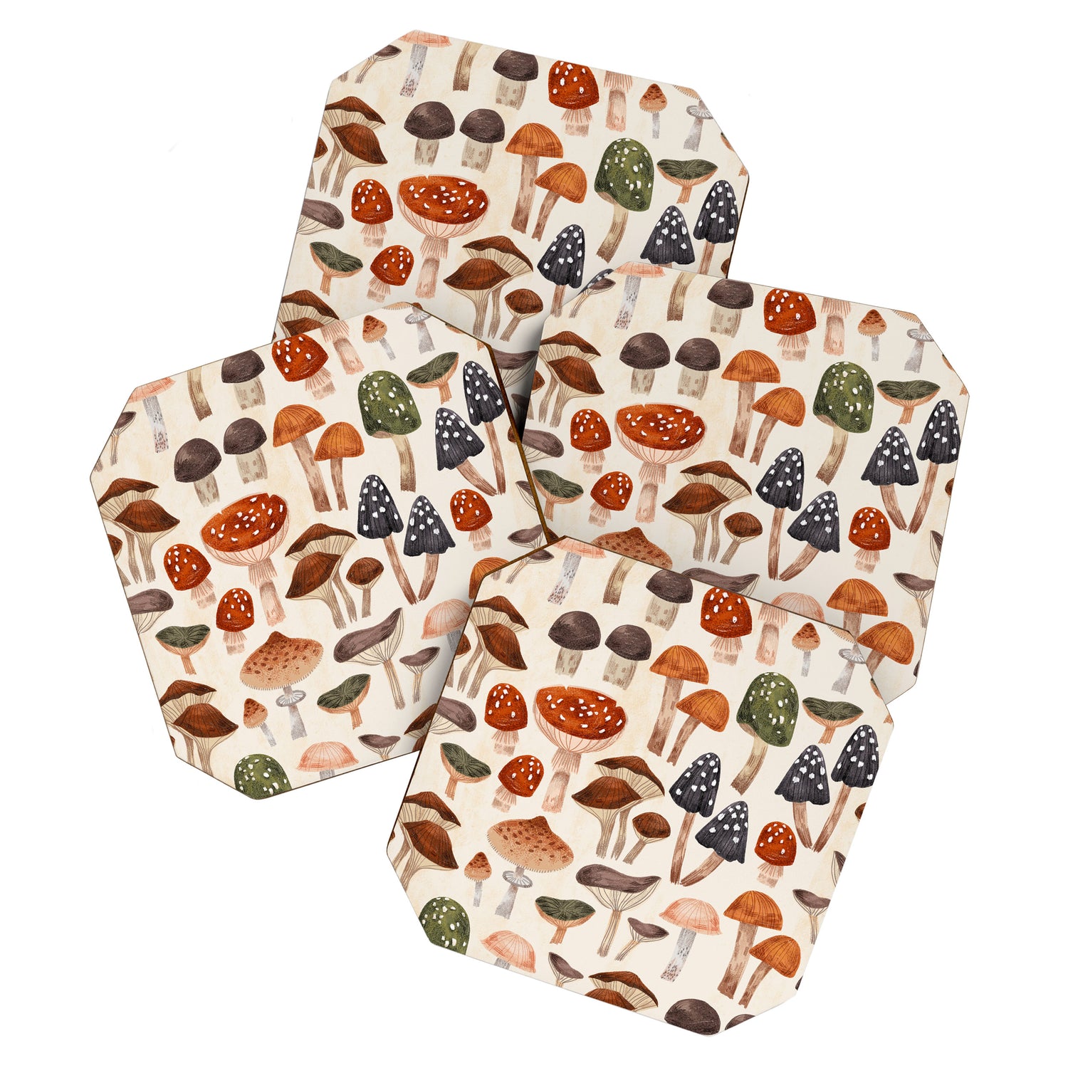 Mushrooms Coaster Gallery Image 1