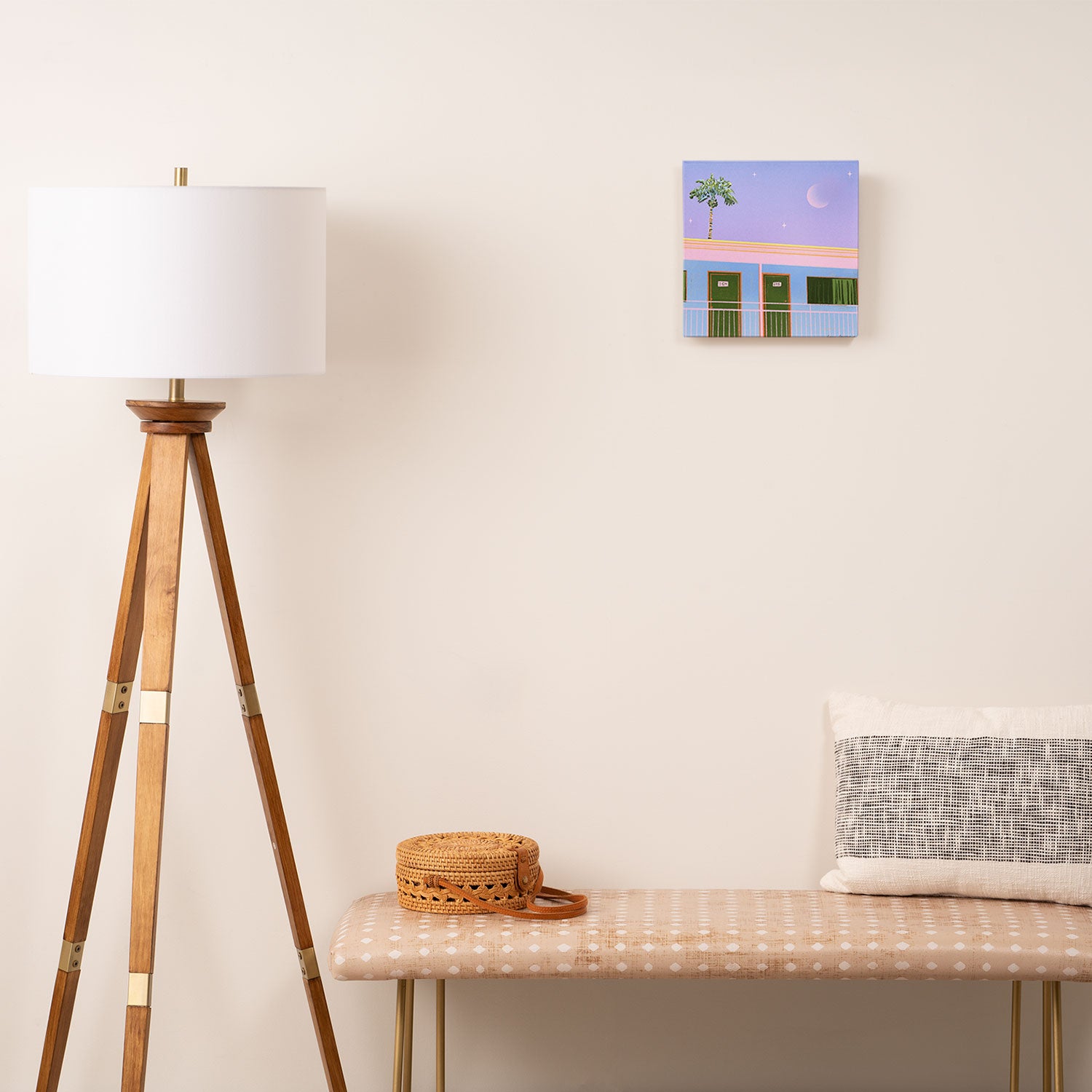 Moonlit Motel Canvas Print Gallery Image 2