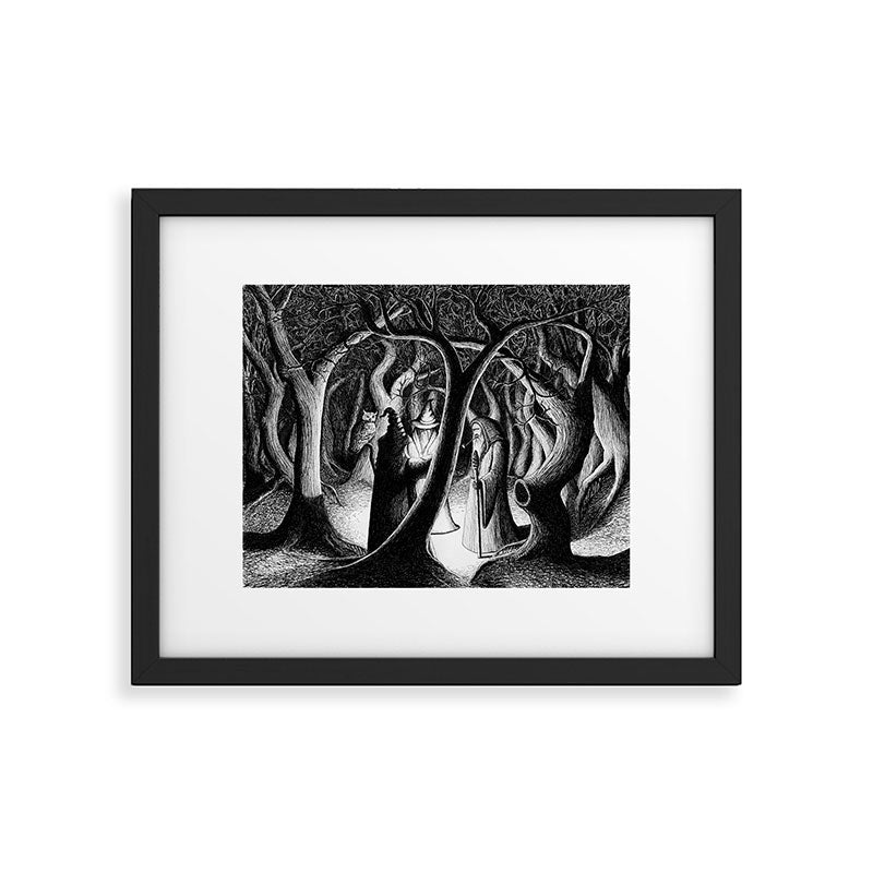 Wizards in the Woods Framed Art Print