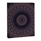Mandala in cherry and plum tones Canvas Print Gallery Image 6