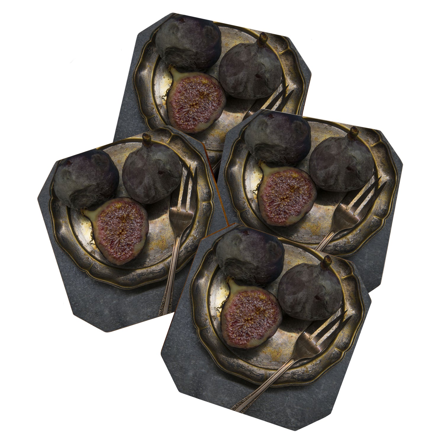 Still life with rotten figs Coaster Gallery Image 1