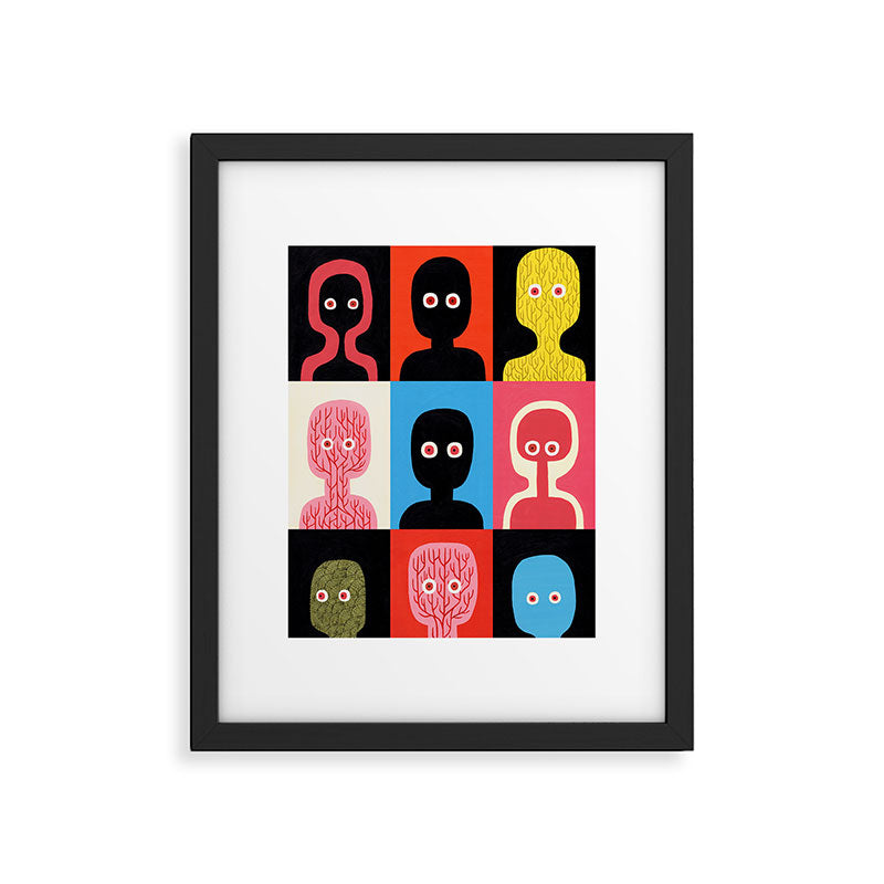 Ghosts Framed Art Print Gallery Image 4