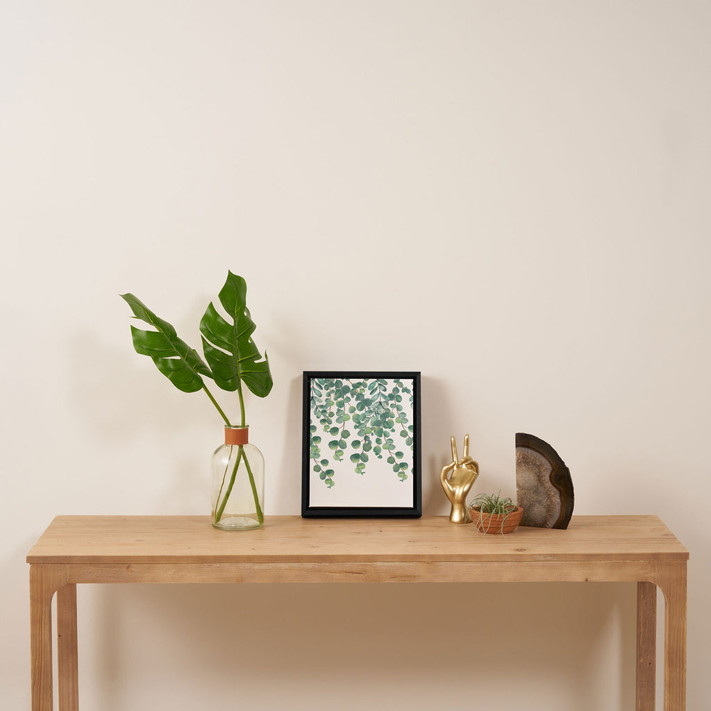 Decorative Eucalyptus Leaves Framed Canvas Print Gallery Image 4