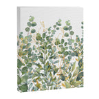 Gold And Green Botanical Eucalyptus Leaves Canvas Print Gallery Image 8
