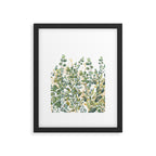 Gold And Green Botanical Eucalyptus Leaves Framed Art Print Gallery Image 6