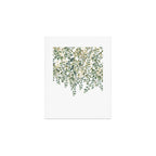 Gold And Green Eucalyptus Leaves Art Print Gallery Image 1