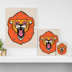 Lion Canvas Print Gallery Image 3