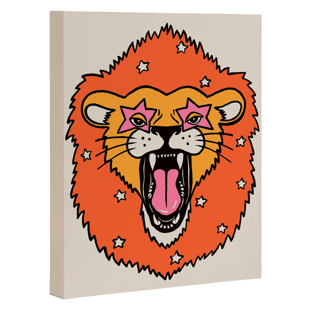 Lion Canvas Print Gallery Image 3