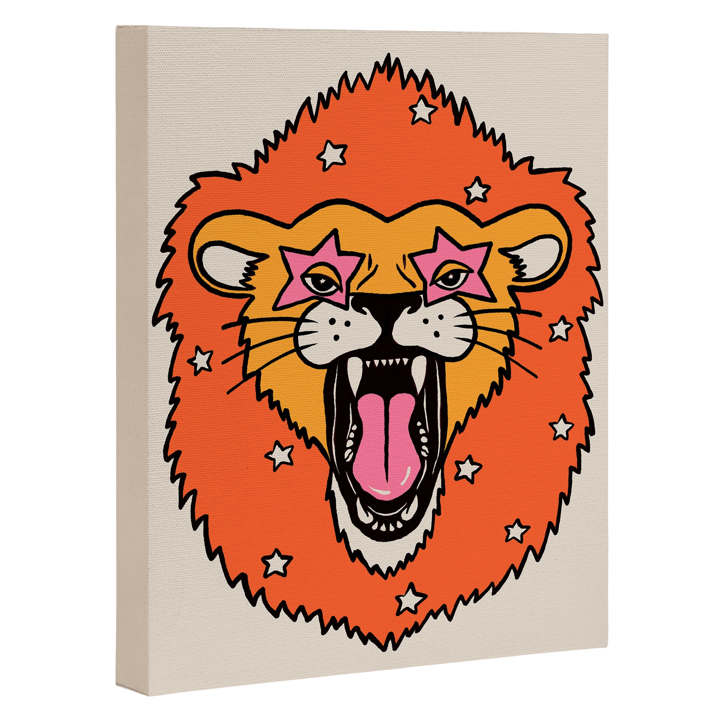 Lion Canvas Print Gallery Image 3