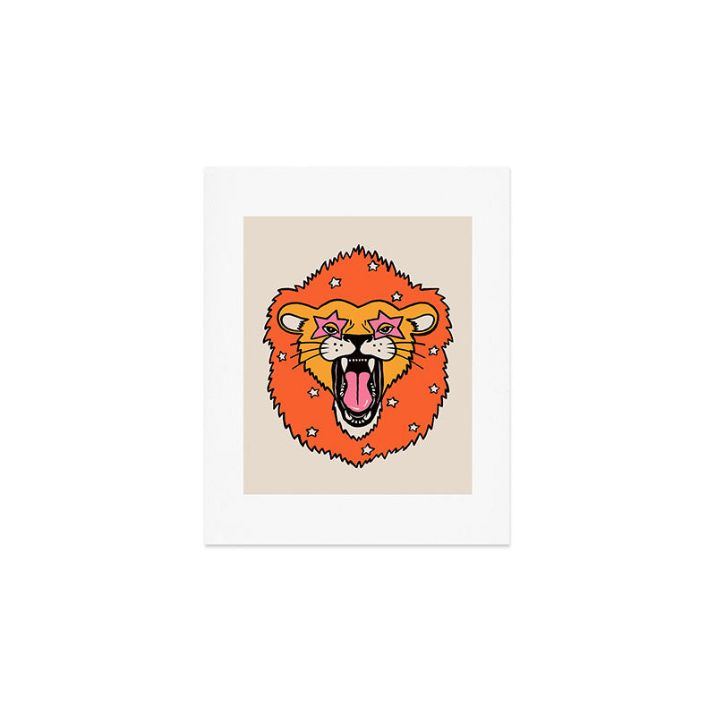 Lion Art Print Gallery Image 1